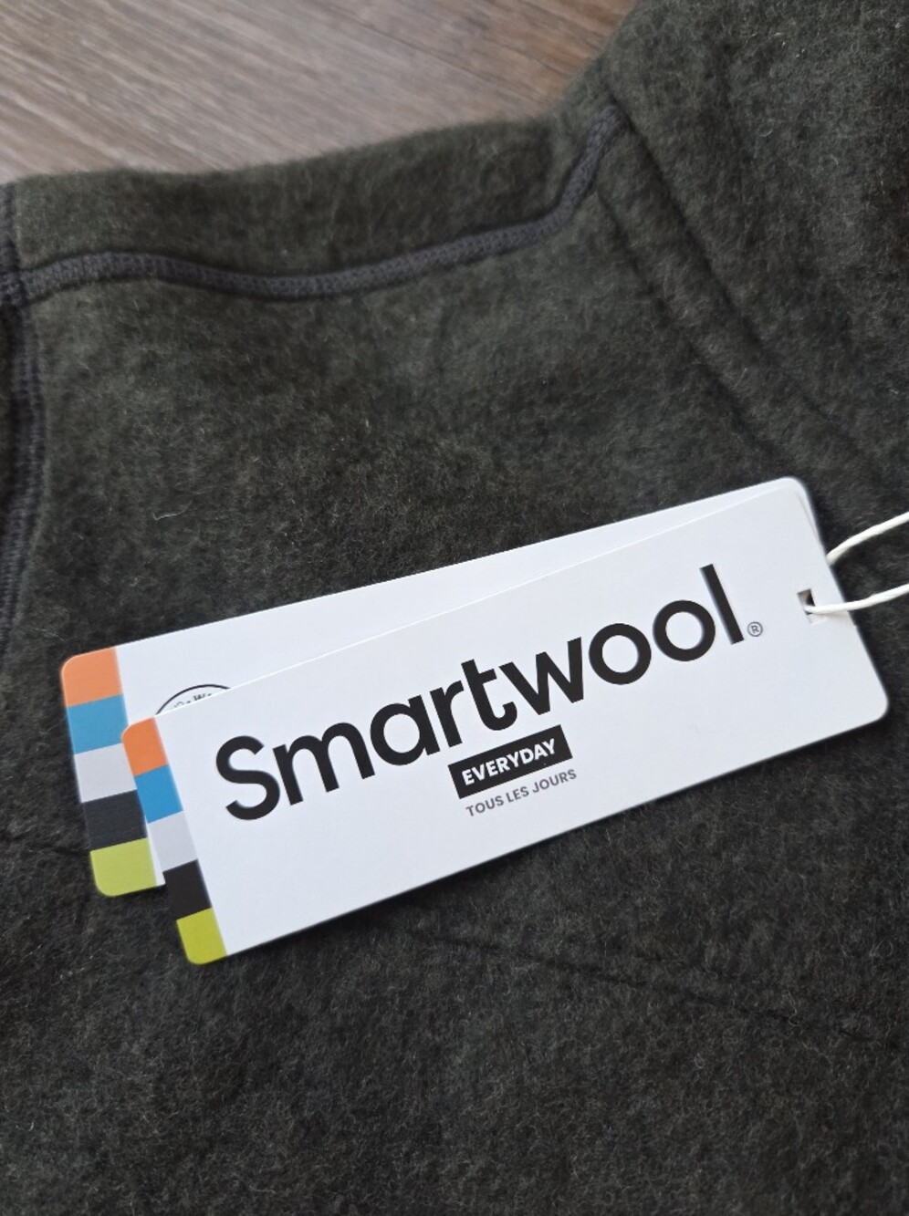 NWT Smartwool Hudson Trail Fleece Vest North Woods Mens Size Large Full Zip - Picture 3 of 10
